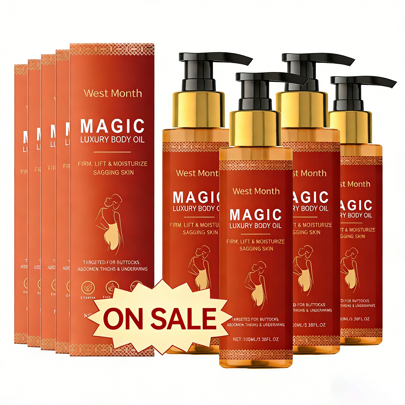 Luxury Skincare Cream - Magic Luxury Body Tightening Oil Deeply