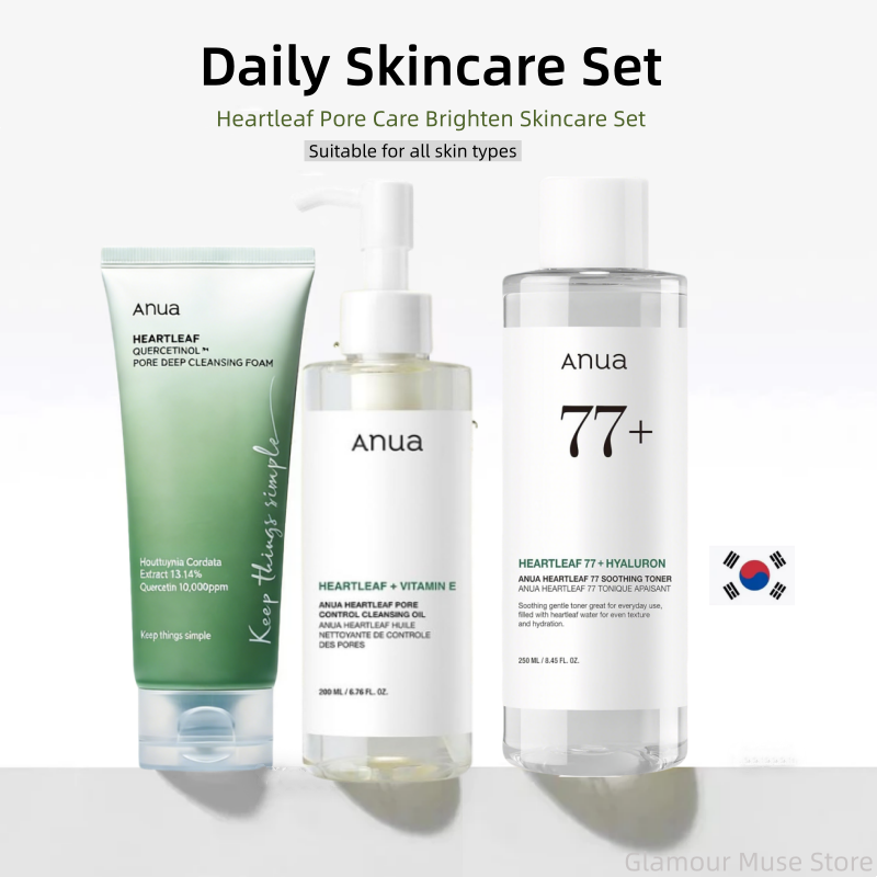 Luxury Skincare Korea - Korean ANUA Heartleaf Set 77 Soothing