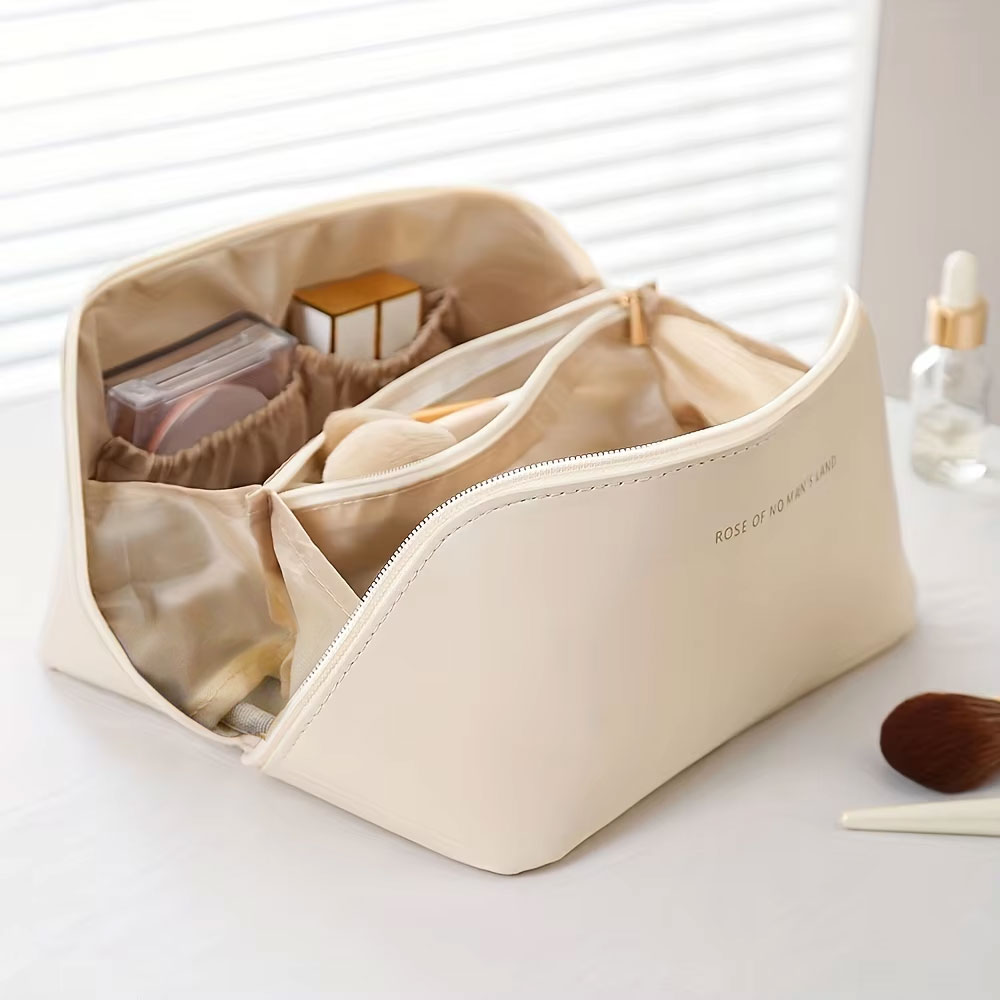 Luxury Skincare Containers - Makeup Organizer Female Toiletry Kit Bag