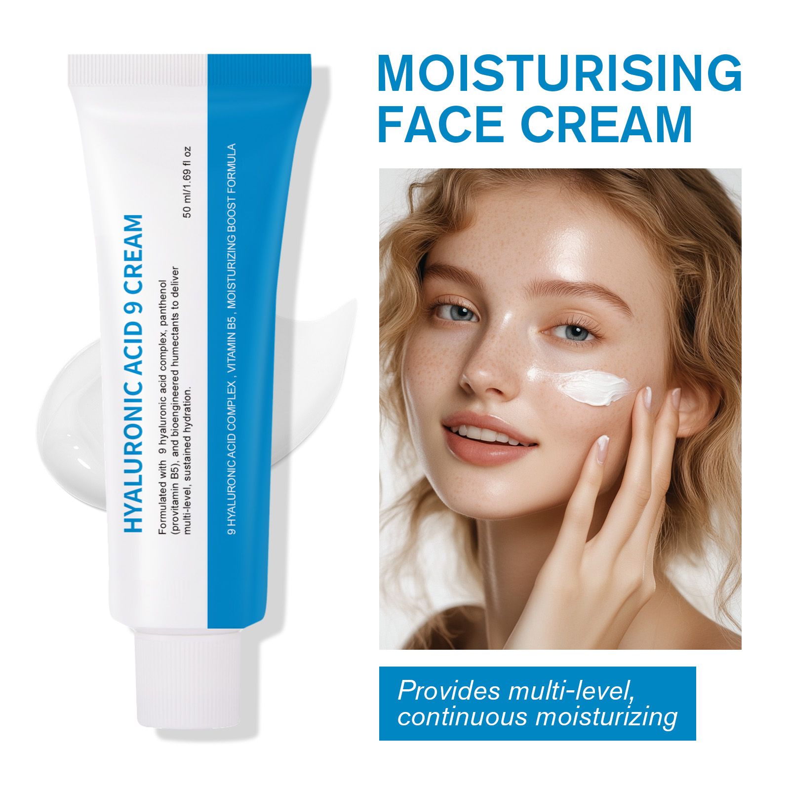 Ceramide Complex Cream - Multi-Repair Hyaluronic Acid Face Cream 50ml