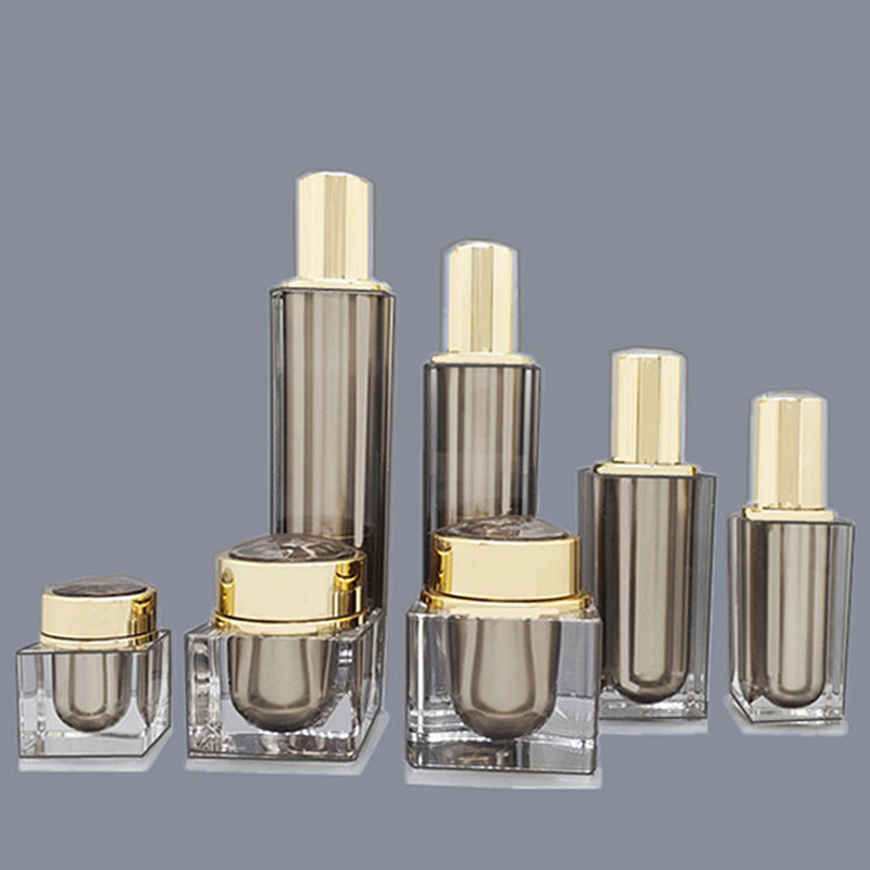 High-grade Acrylic Gold Cream  - đánh giá và giá Luxury Skincare Packaging