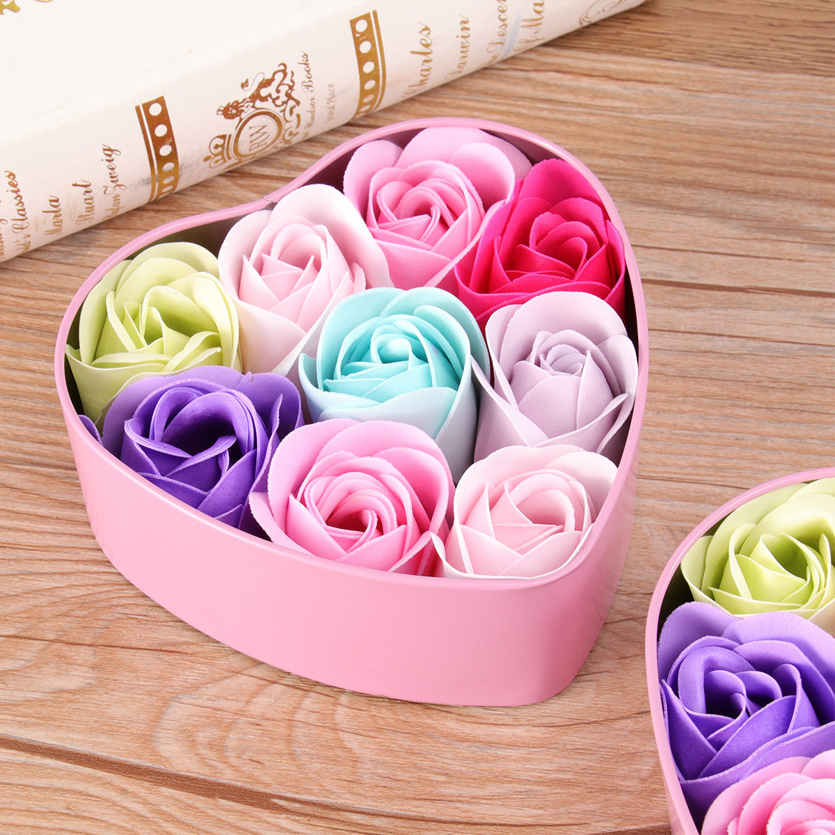 Rose Soap Flower Soap Set in E - đánh giá và giá Luxury Skincare Gift Set
