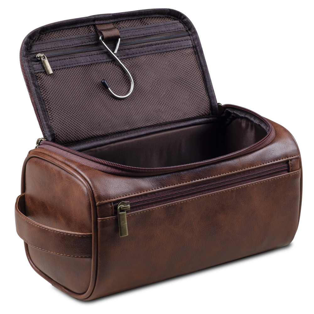 Men PU Vintage Luxury Toiletry - đánh giá và giá Luxury Skincare Containers