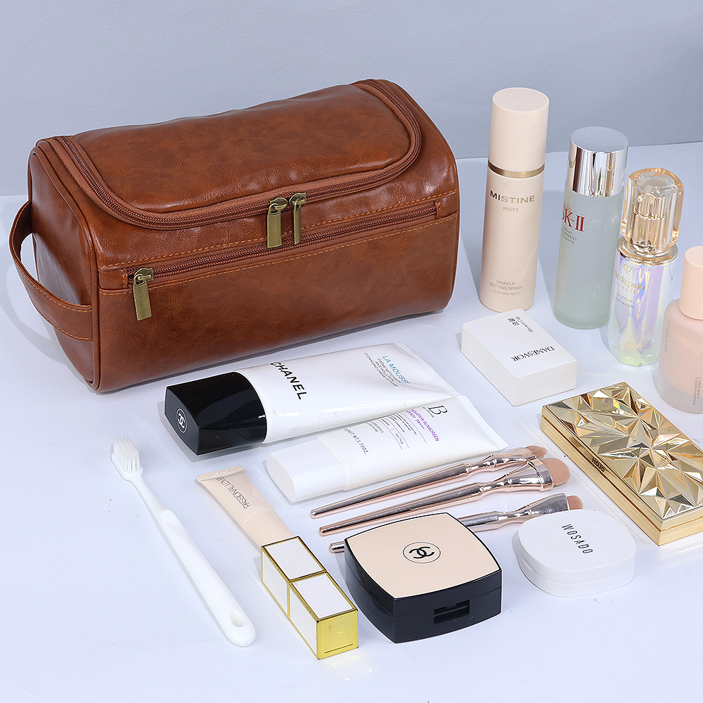 Men PU Vintage Luxury Toiletry - đánh giá và giá Luxury Skincare Containers