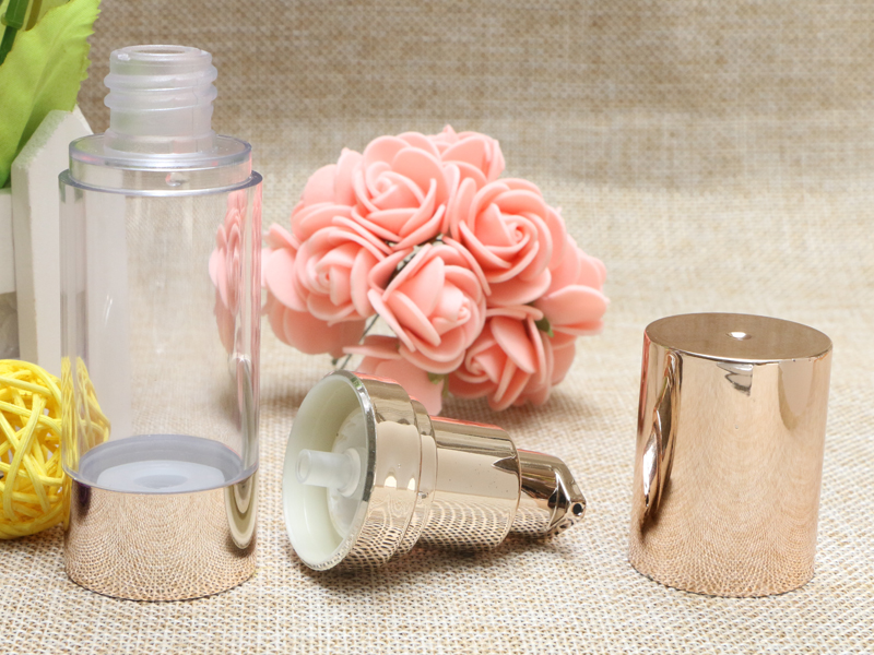 Airless Pump Bottle Light Gold - đánh giá và giá Luxury Skincare Packaging
