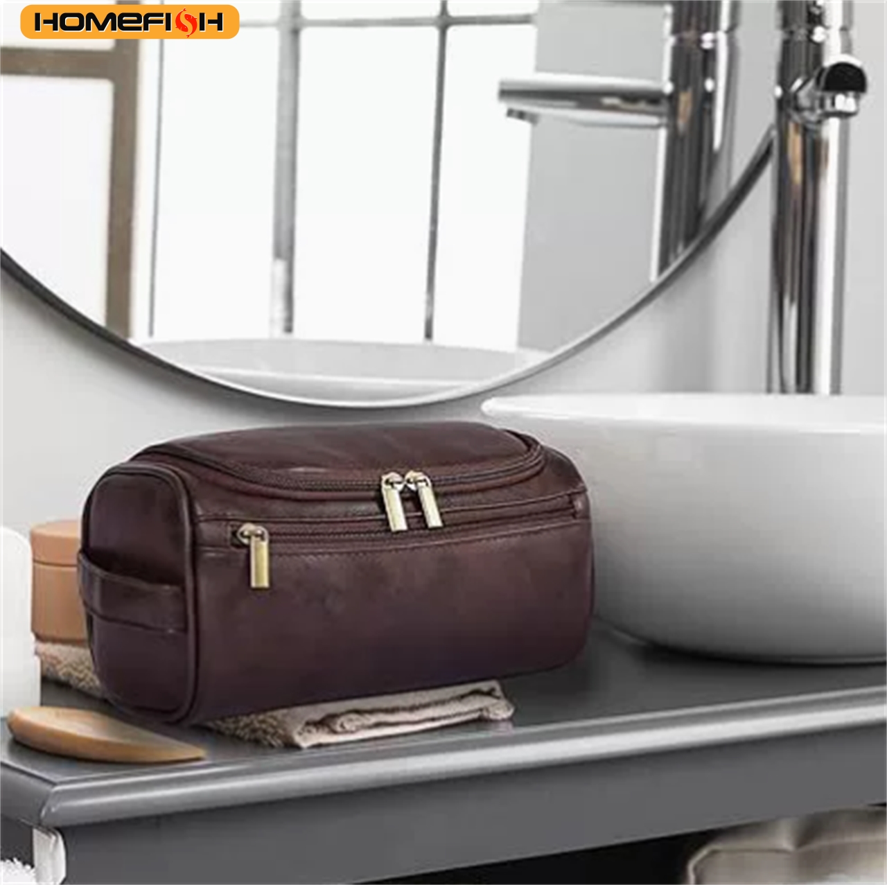 HOMEFISH Men PU Vintage Luxury - đánh giá và giá Luxury Skincare Containers