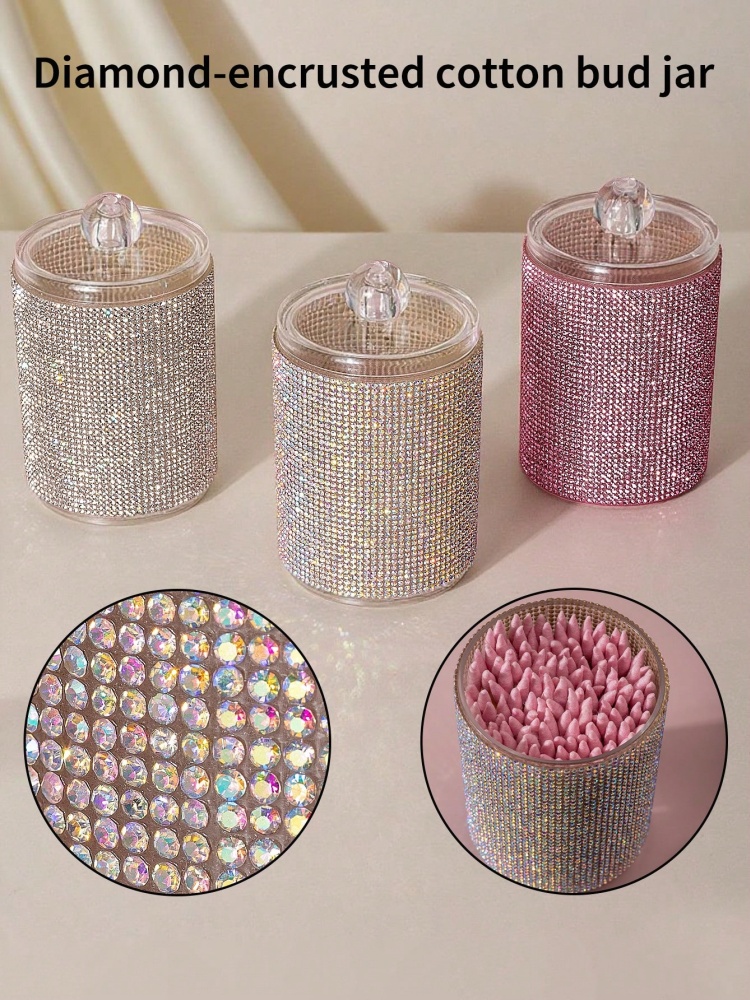 3 Colors Luxury Diamond-Studde - đánh giá và giá Luxury Skincare Containers