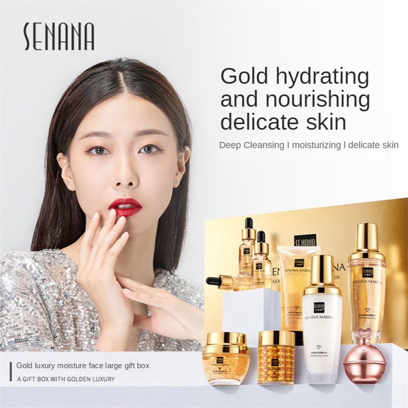Women 24K Gold Skin Care Set 9 - đánh giá và giá Luxury Gold Skincare