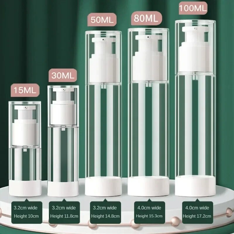 15/30/50/80/100ml Vacuum Sub B - đánh giá và giá Luxury Skincare Packaging