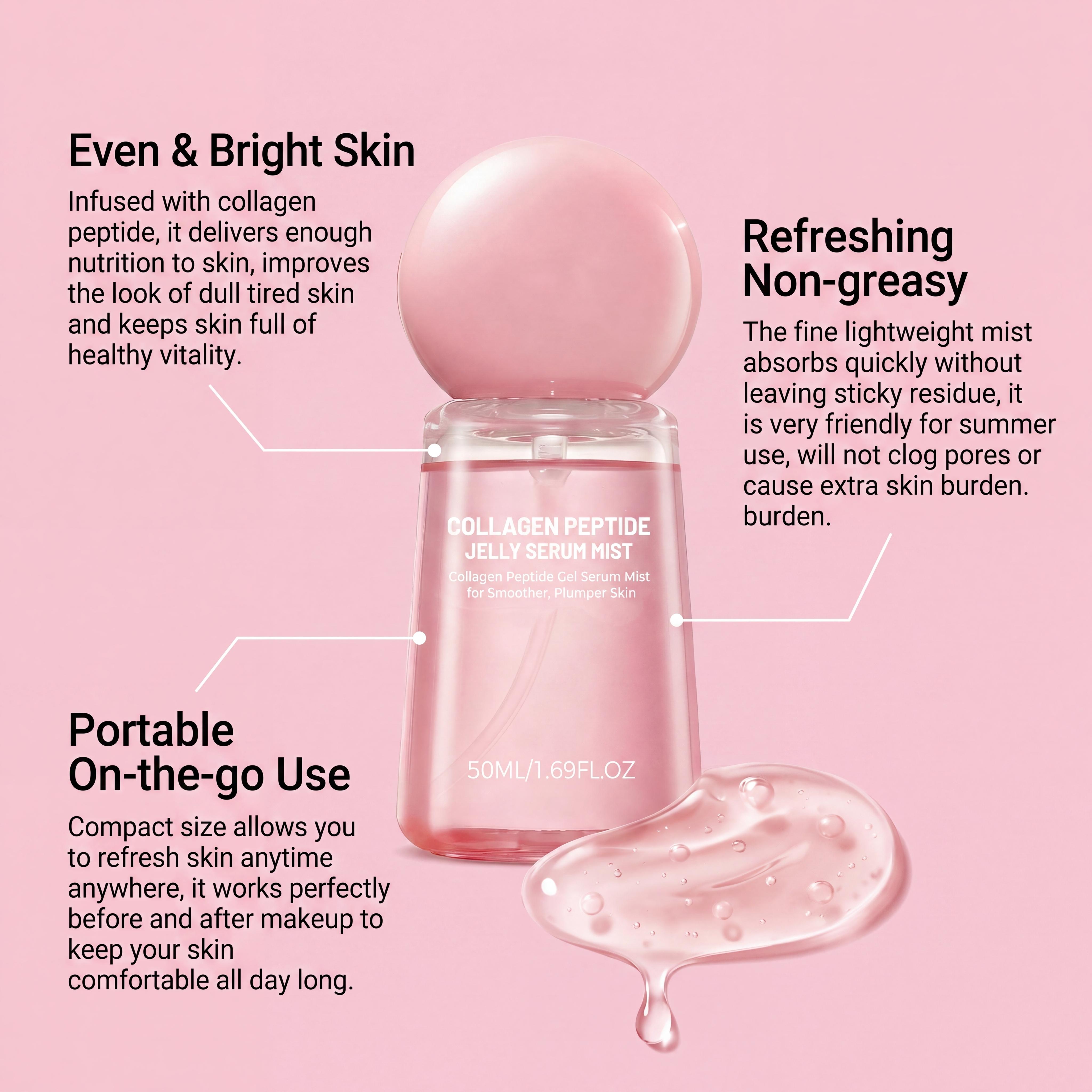 Collagen Peptide Jelly Serum M - đánh giá và giá Peptide Complex Serum