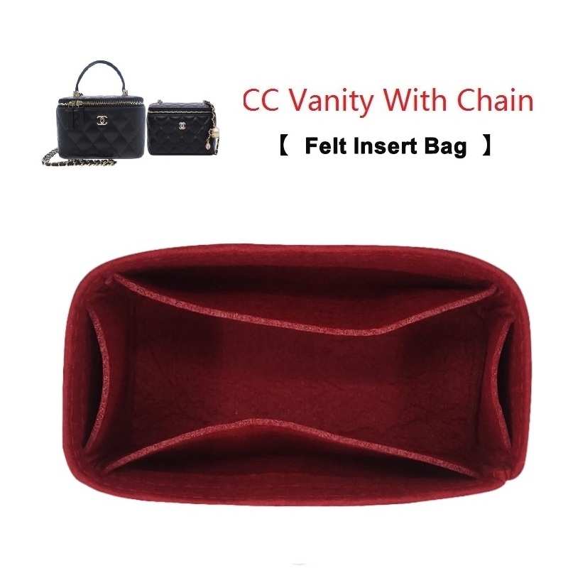 Felt Insert Bag Organizer for  - đánh giá và giá Luxury Skincare Containers