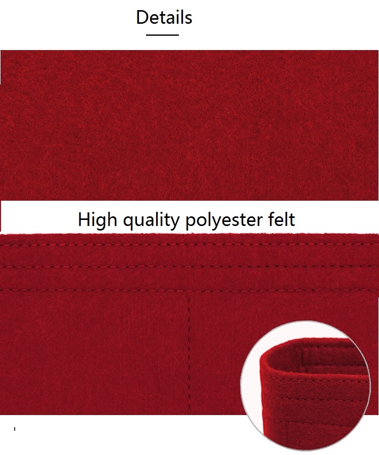 Felt Insert Bag Organizer for  - đánh giá và giá Luxury Skincare Containers