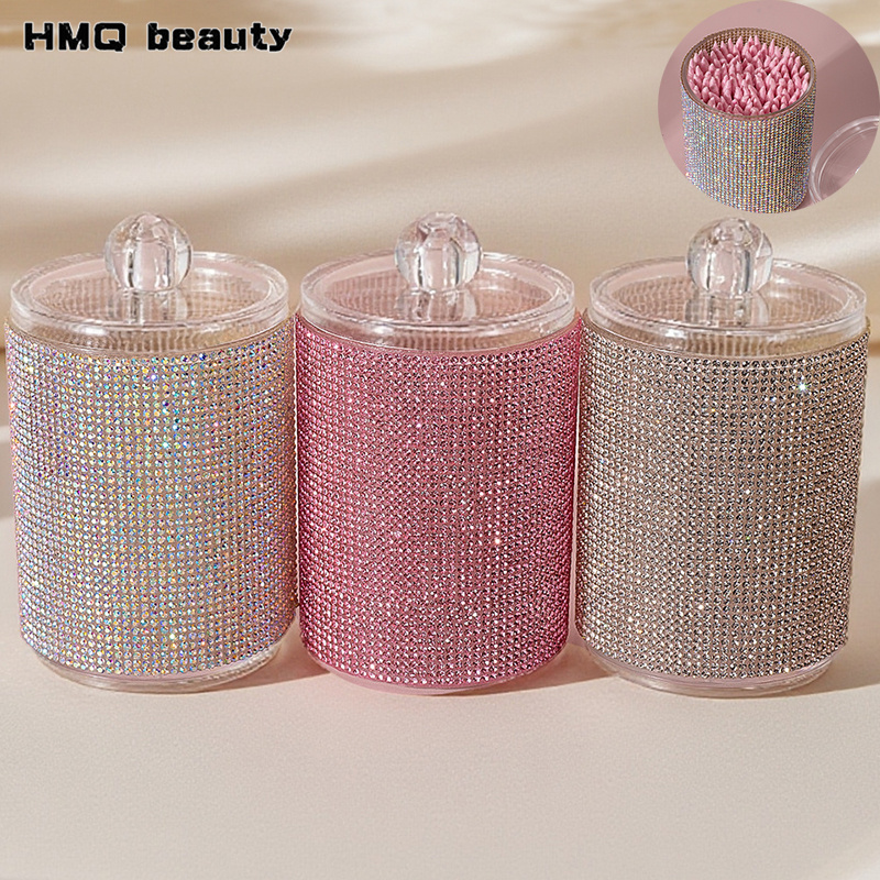 Luxury Diamond Cotton Swab Sto - đánh giá và giá Luxury Skincare Containers