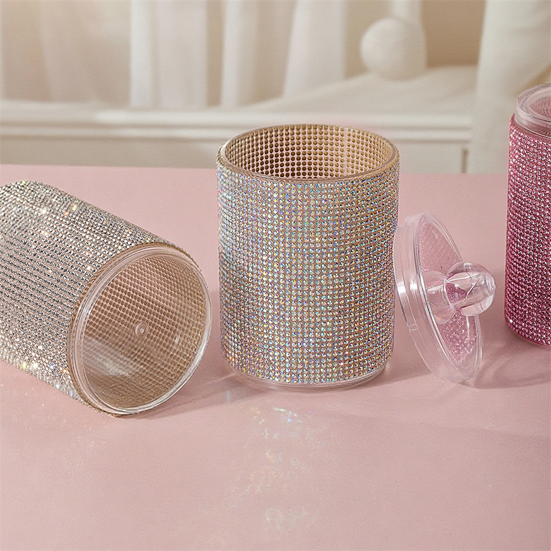 Luxury Diamond Cotton Swab Sto - đánh giá và giá Luxury Skincare Containers