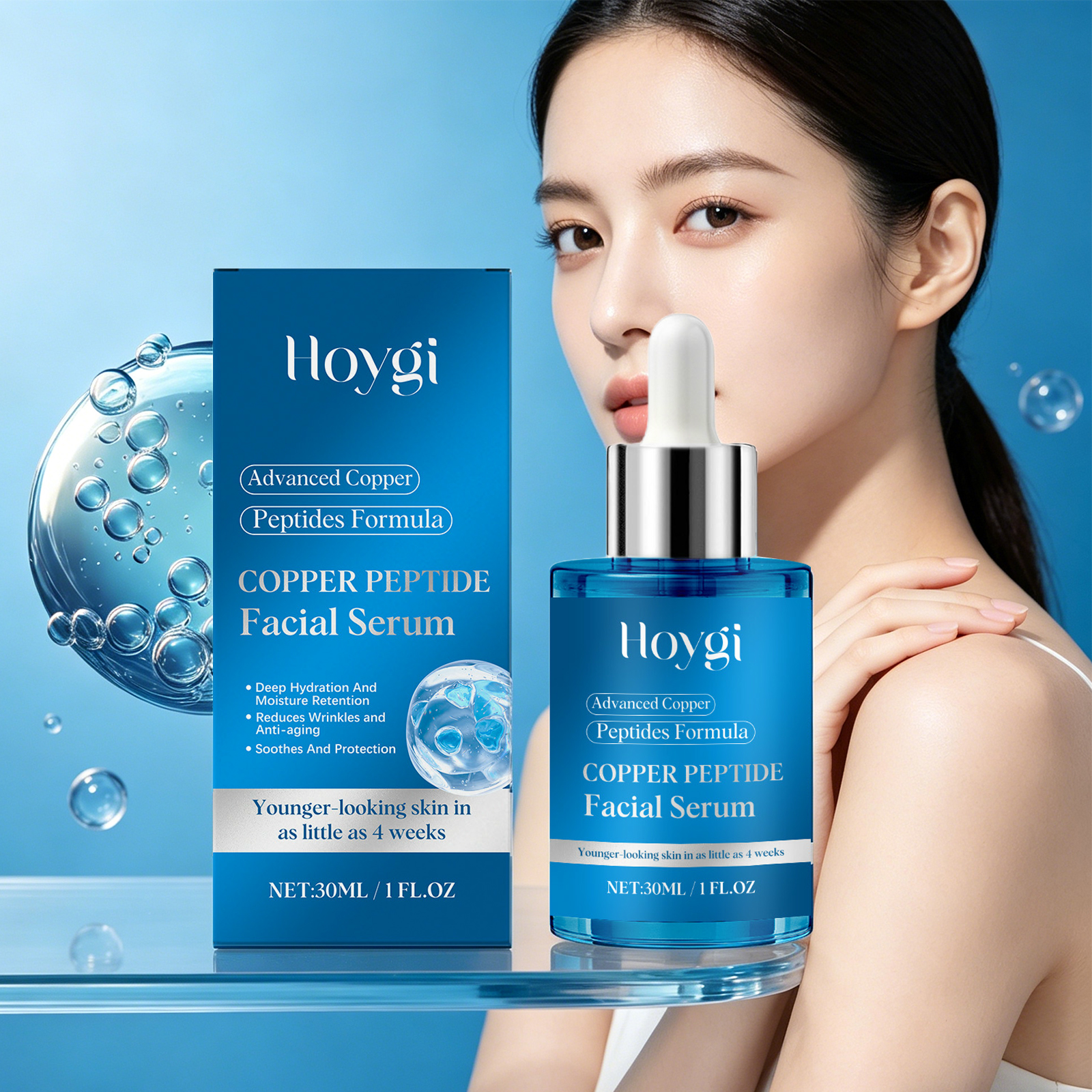 Hoygi Copper Peptide Facial Se - đánh giá và giá Peptide Complex Serum