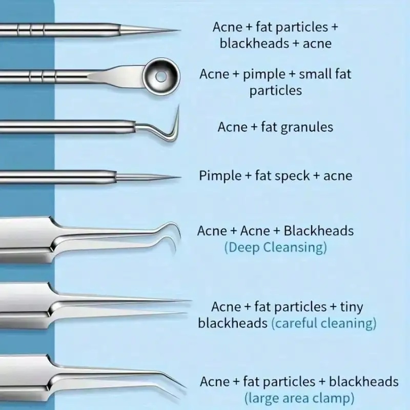 1/8Pcs Stainless Steel Blackhe - đánh giá và giá Luxury Skincare Acne