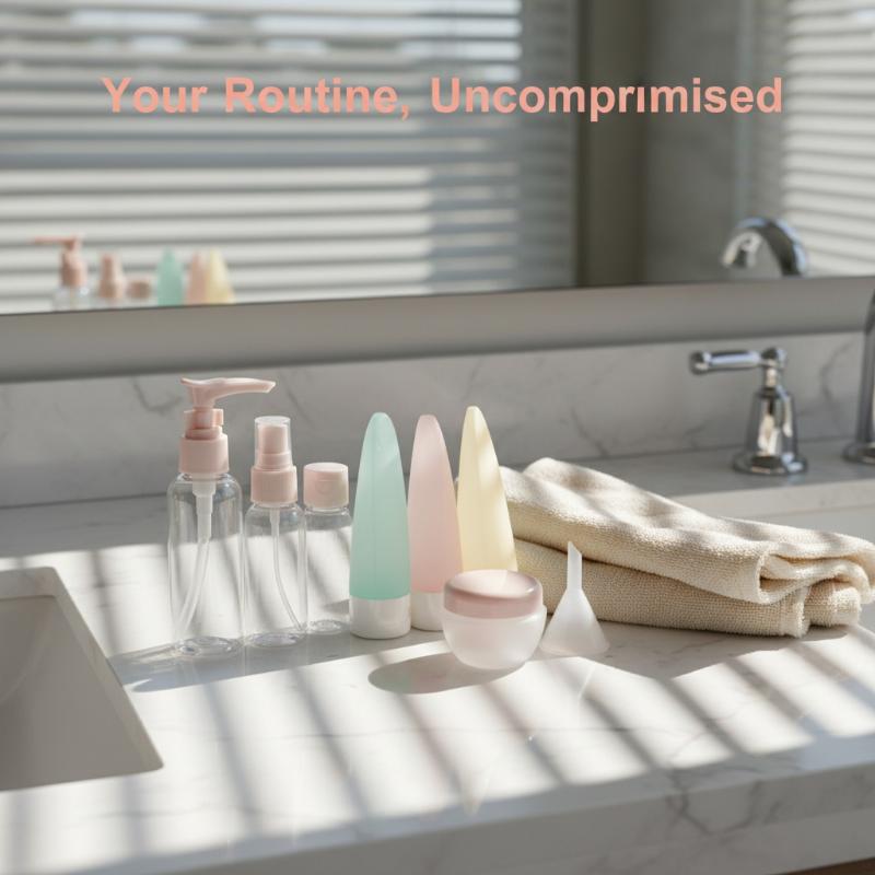 Luxury Travel Bottles Set 11in - đánh giá và giá Luxury Skincare Containers