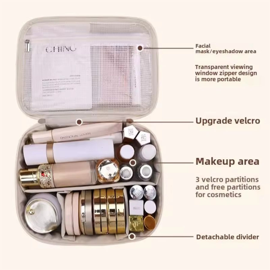New Women's Cosmetic Bag Porta - đánh giá và giá Luxury Skincare Containers