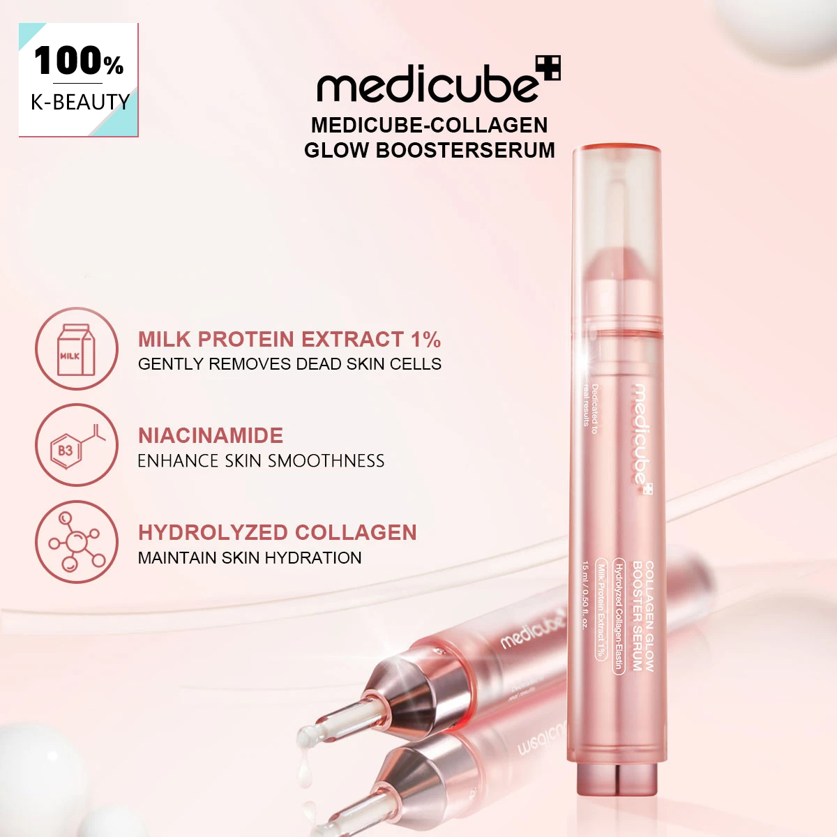 Medicube Collagen Glow Booster - đánh giá và giá Luxury Skincare Korea
