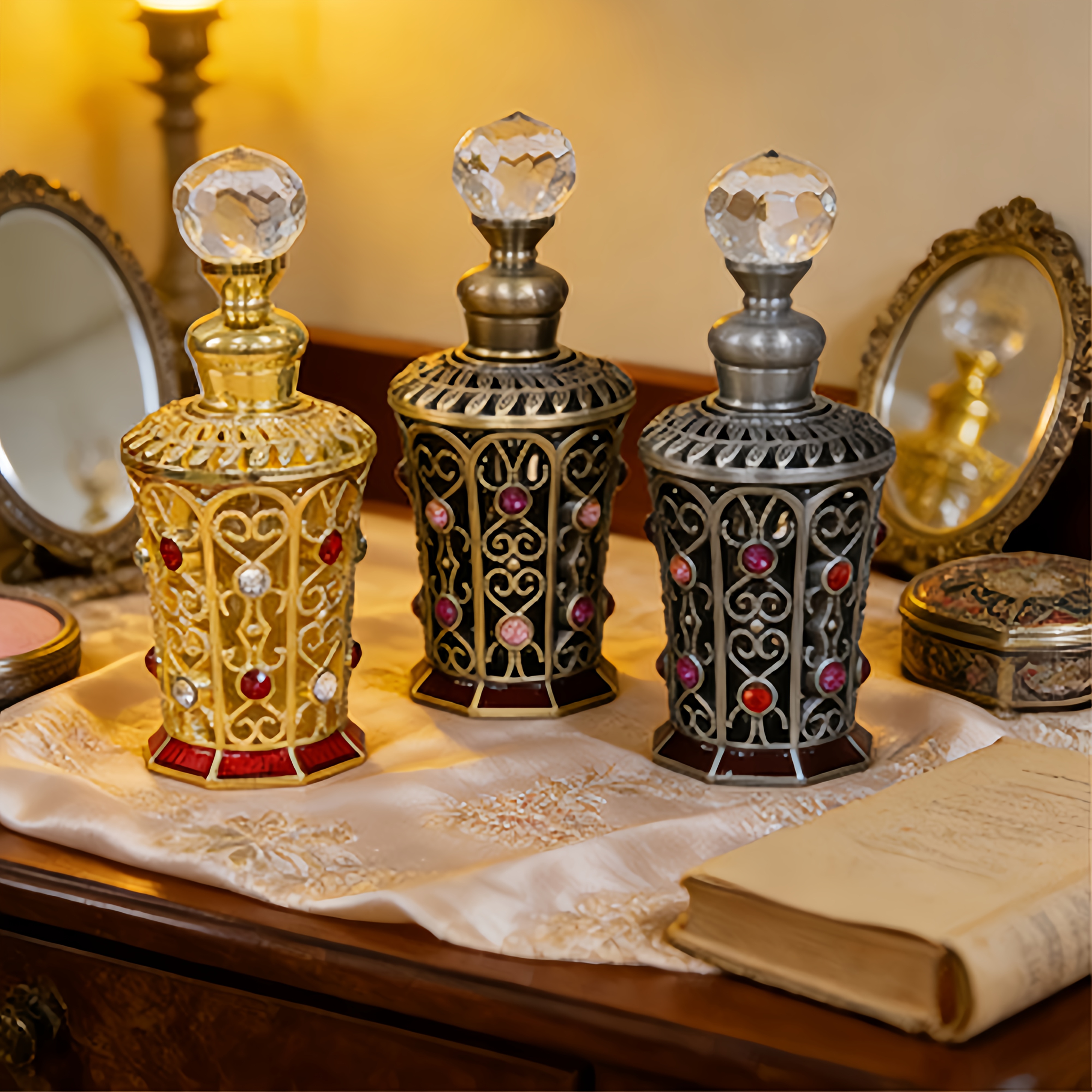 A Set of Vintage-Style Dispens - đánh giá và giá Luxury Skincare Containers
